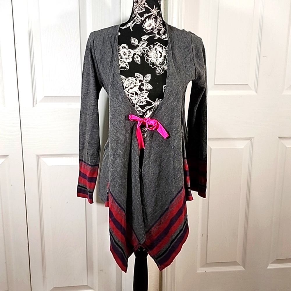 Venus Gray Open Sweater S/M